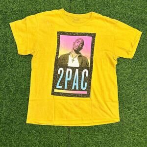 Retro 2Pac, Yellow Graphic Tee